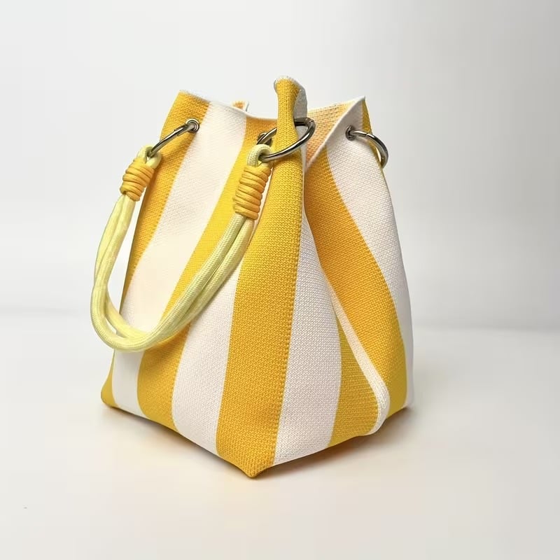 π΄ Boho Woven Bucket Bag for Women- Handmade Woven Summer Beach Shoulder Bag