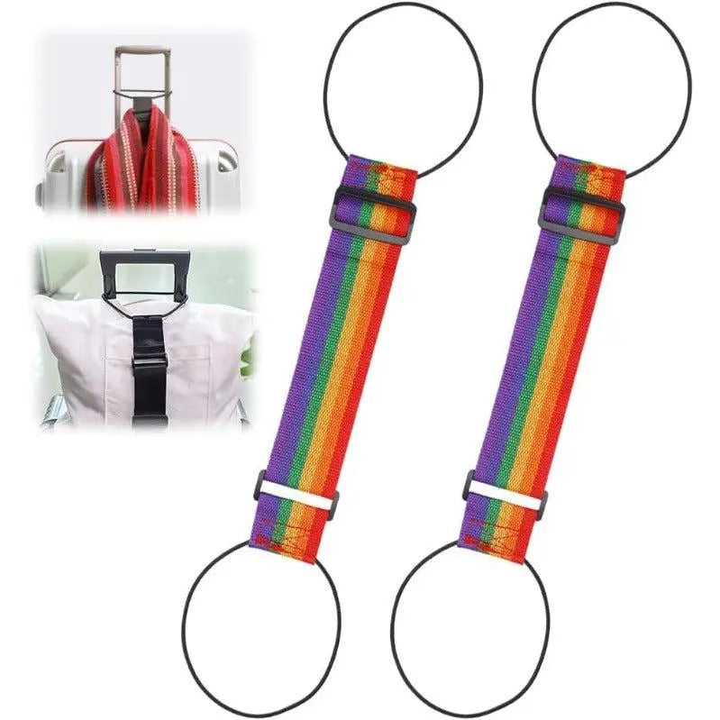 ✈️2-Pack Hands-Free Travel Luggage Strap – Carry More, Stress Less