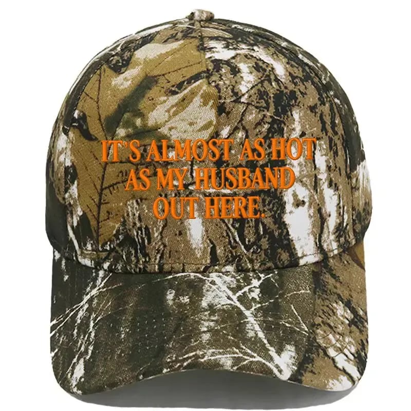 🧢Funny "Almost As Hot As My Husband" Embroidered Hat