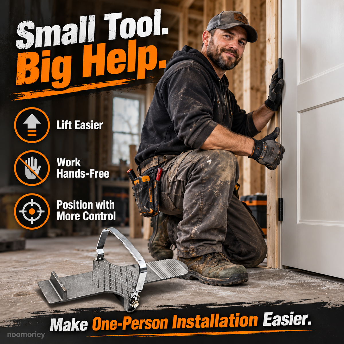 πͺ StepLift Panel Lifter β Foot-Powered Installation Tool