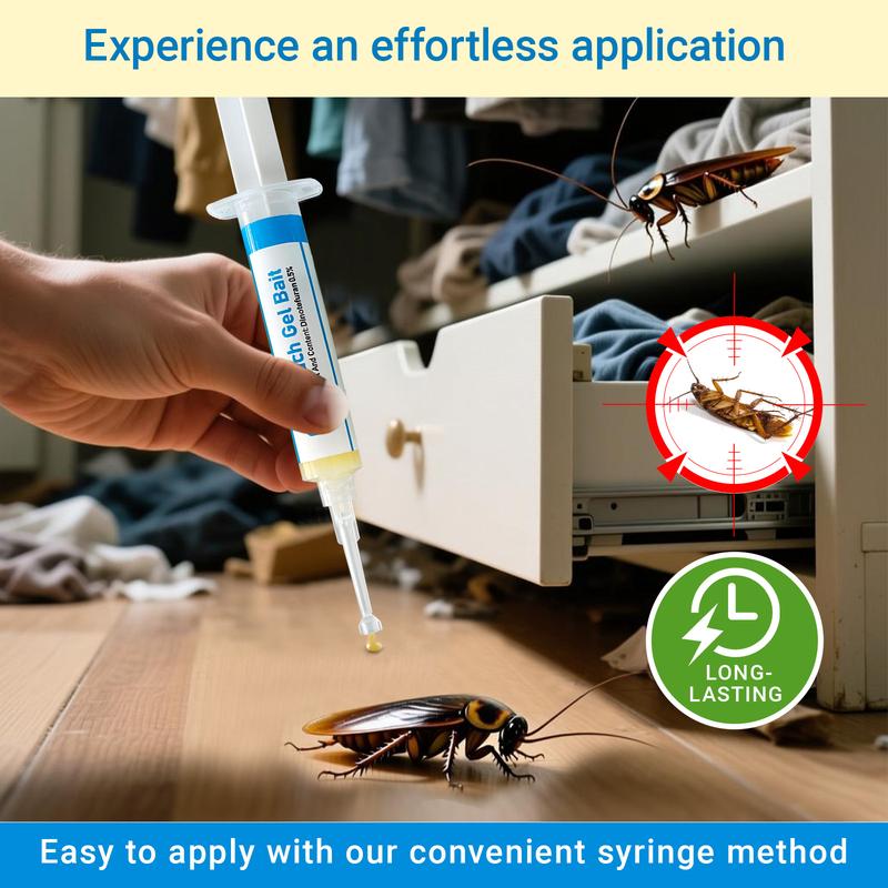 🔥Limited Time 50% Off✨2-Pack Cockroach Gel Bait Syringes
