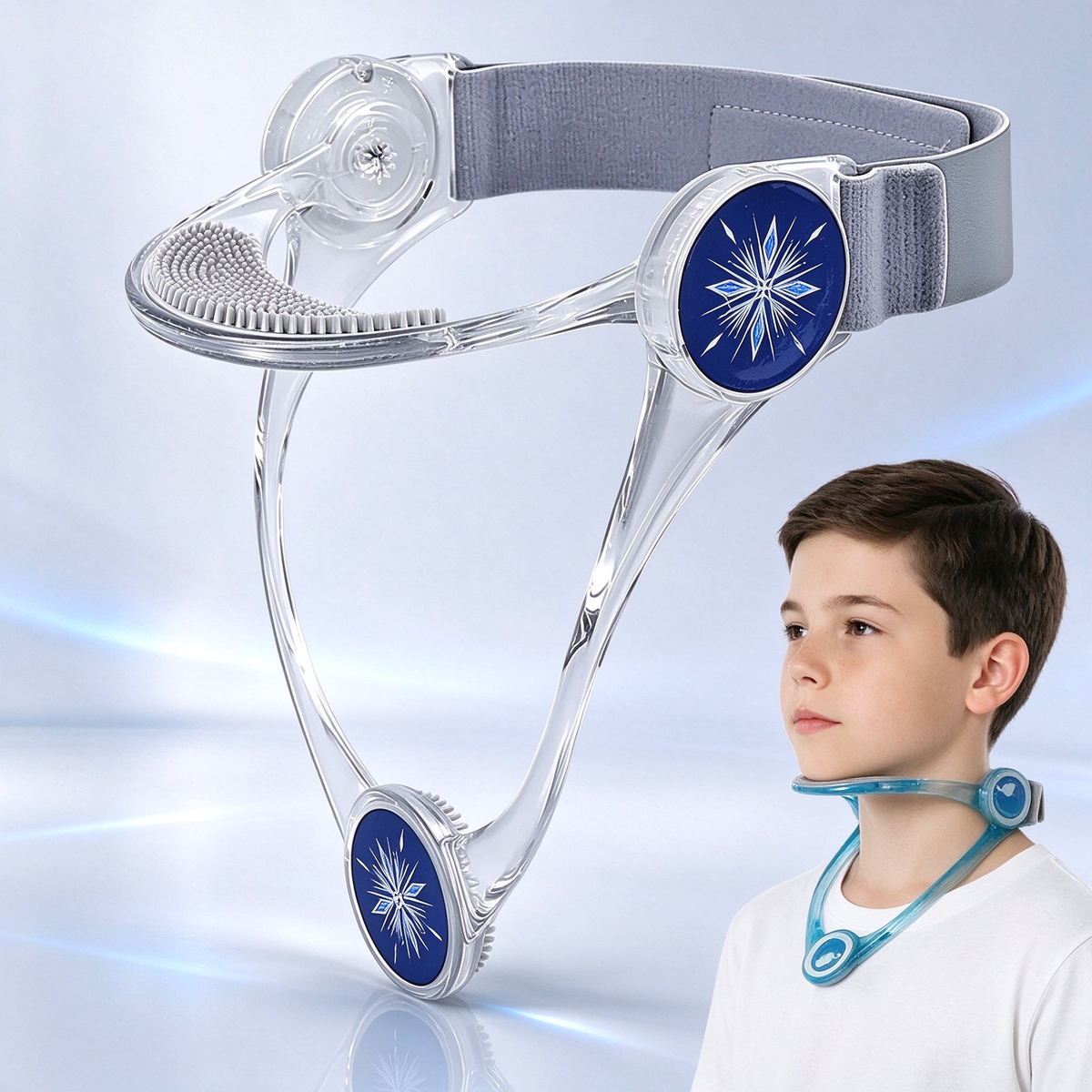 Adjustable Neck Support Brace for Preventing Head-Down Posture