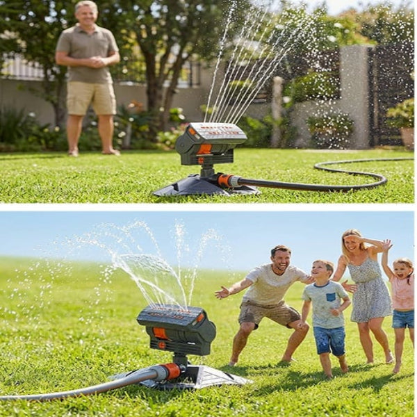 🏡✨Wide Coverage Oscillating Sprinkler 💦 Adjustable Spray Control
