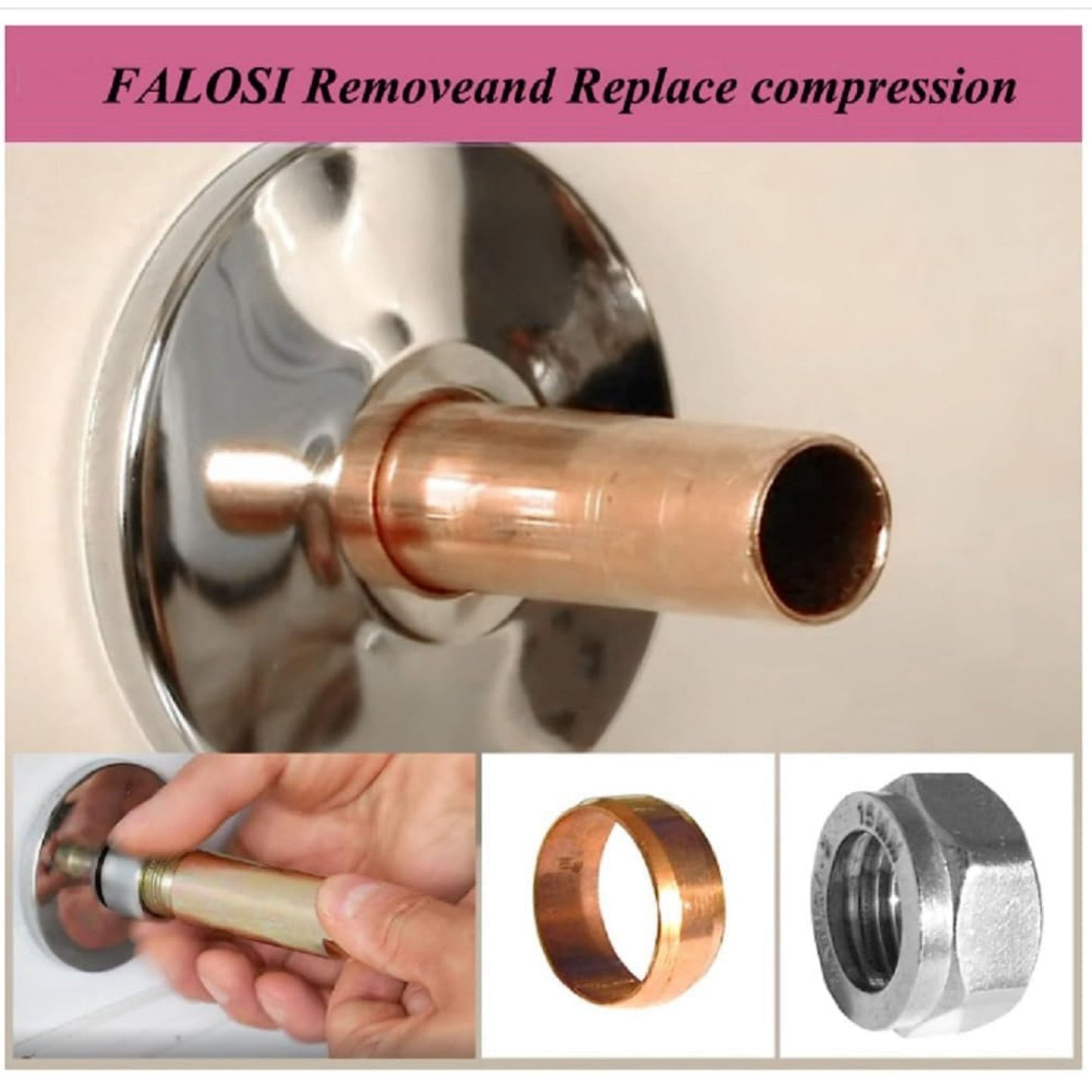 🔥HOT SALE 49% OFF✨Compression Sleeve Puller Tool – Fast & Easy Removal for 1/2” Compression Fittings 🛠️