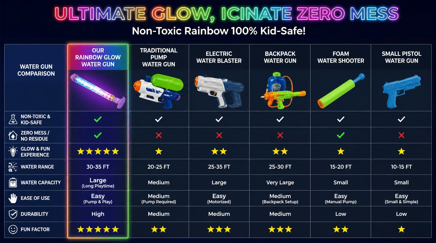 Turn Every Backyard Into a Rainbow Light Show💦