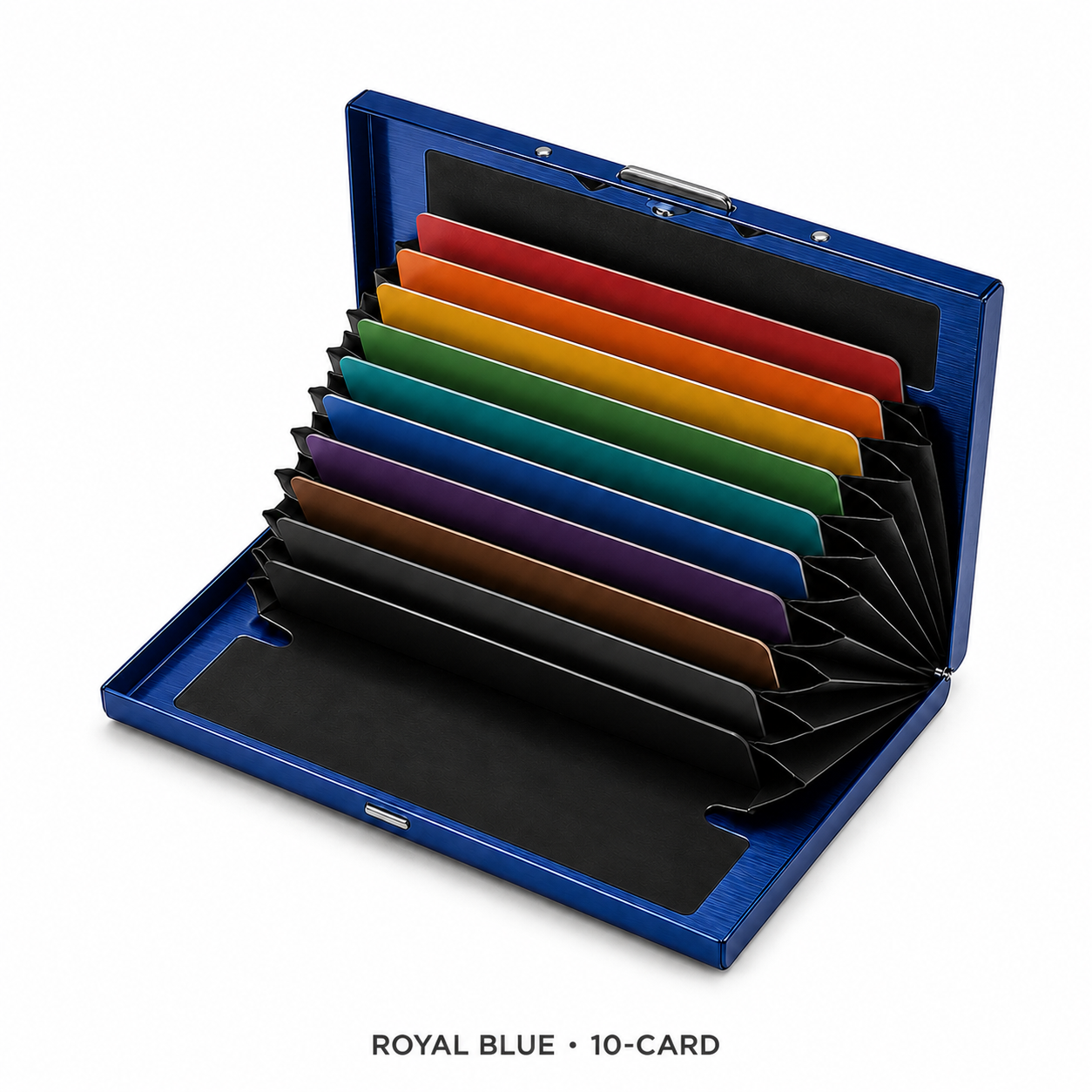 RFID-Blocking Stainless Steel Card Wallet โ Organized, Secure & Pocket-Ready ๐
