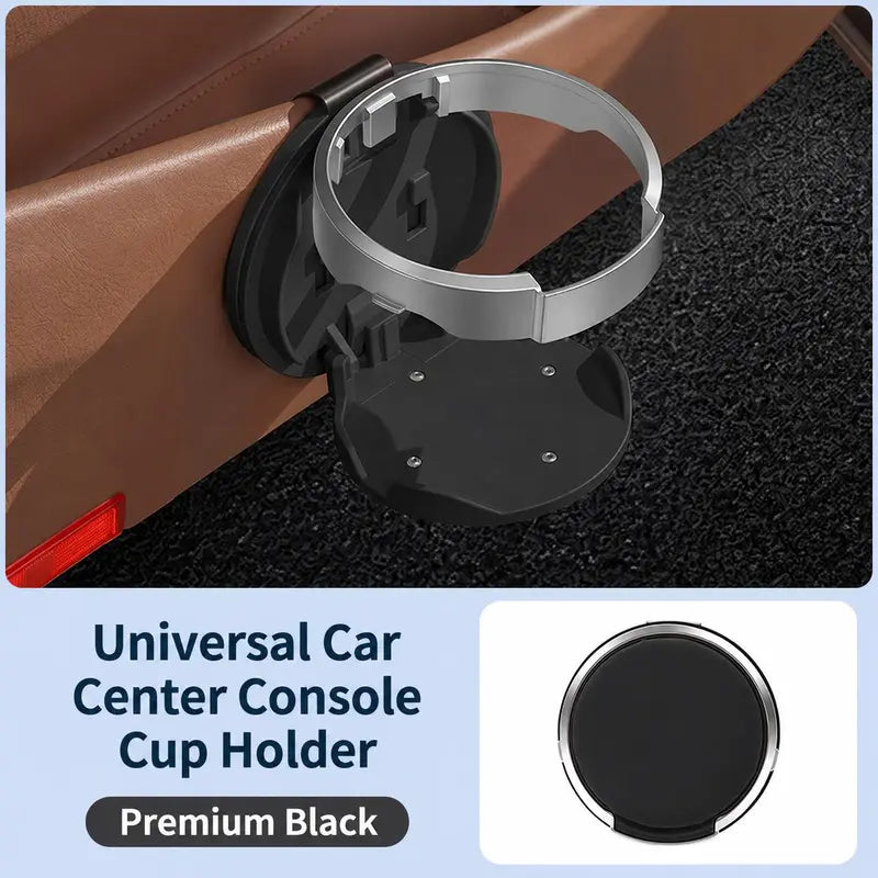 π Universal Foldable Car Cup Holder β Space-Saving Drink & Phone Holder