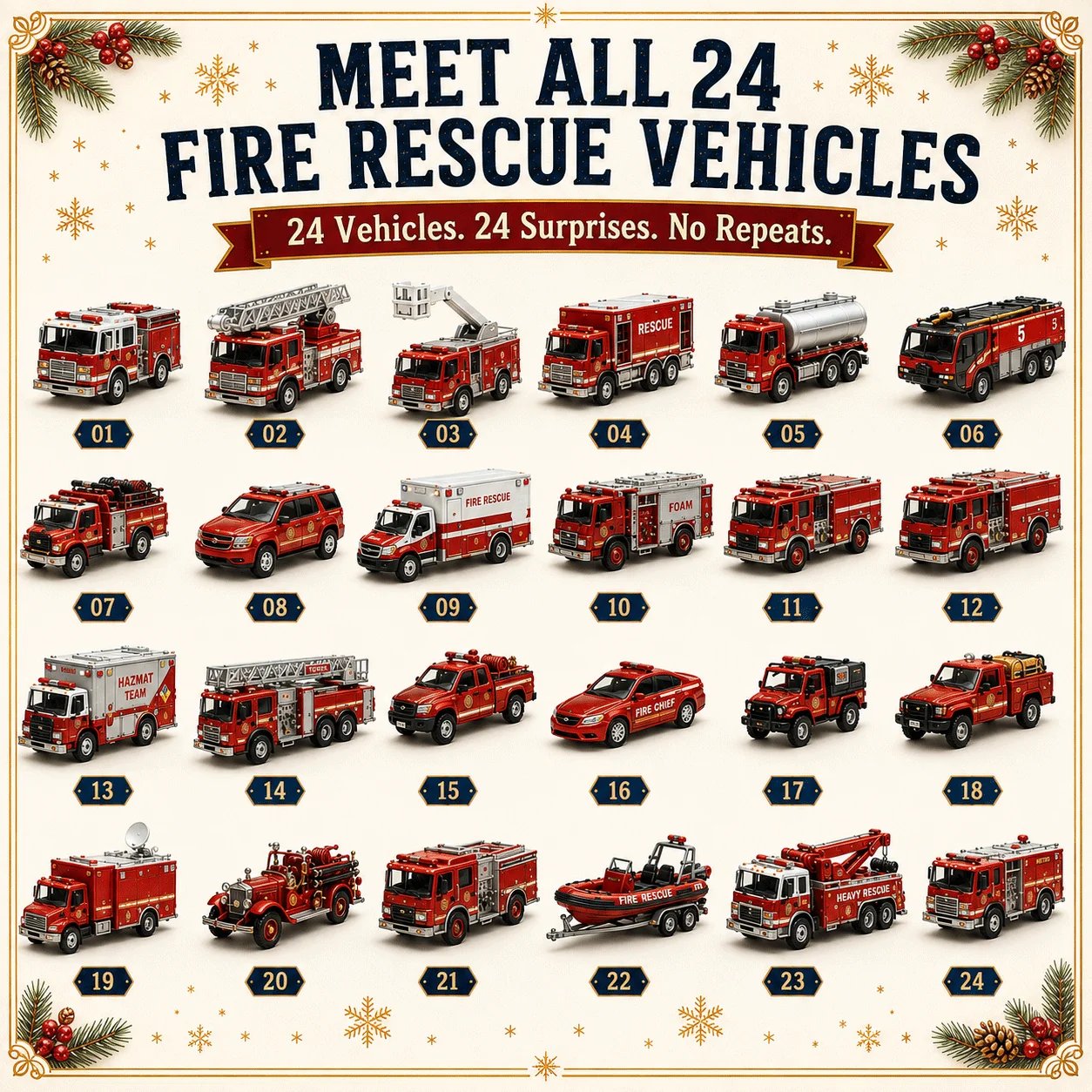 💯🚒Fire Rescue 24-Day Advent Calendar