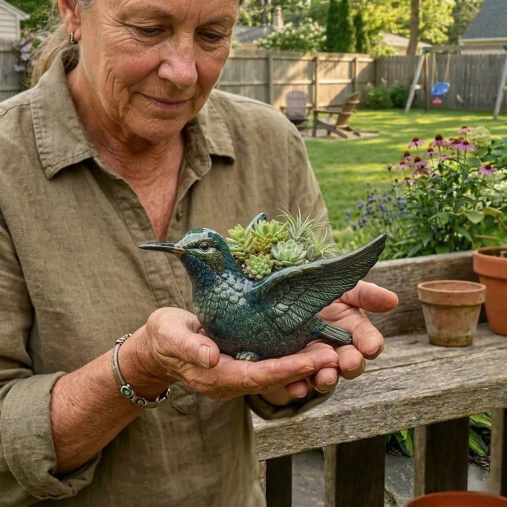 🔥2026 Last Day 49% OFF 🐦Cardinal Bird Succulent Planter