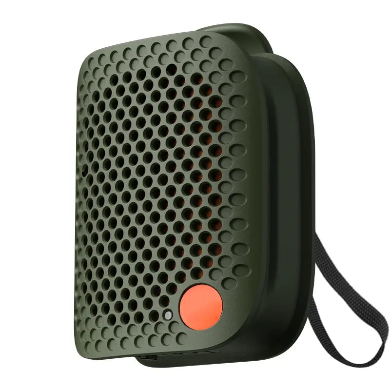 M3 Portable Bluetooth Speaker, TWS Stereo Sound, IPX7 Waterproof, Magnetic Clip-On Wearable Speaker