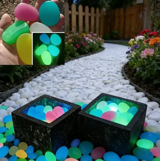 💕Bargain price✨🌙 30PCS Extra-Large Glowing Pebbles