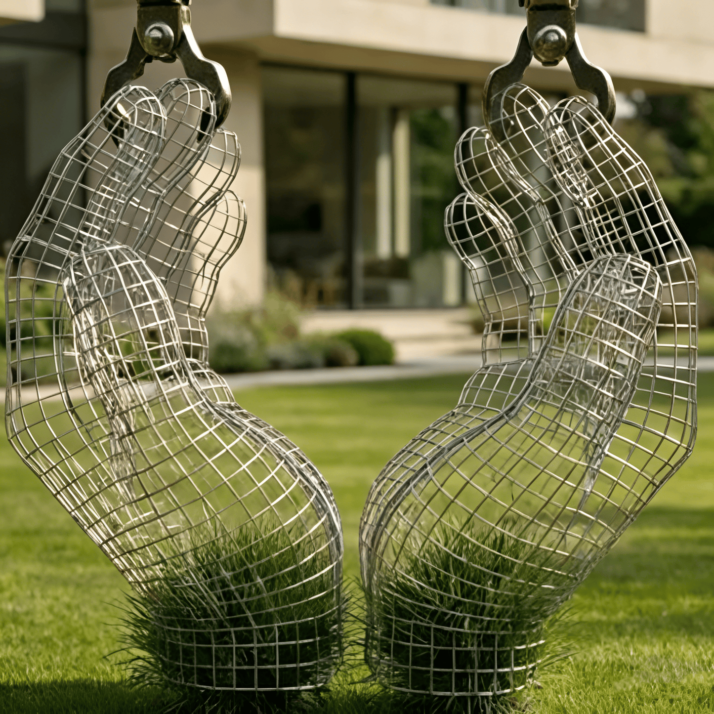 ποΈ Artistic Hand-Shaped Gardening Trellis | Precision Growth Guidance System