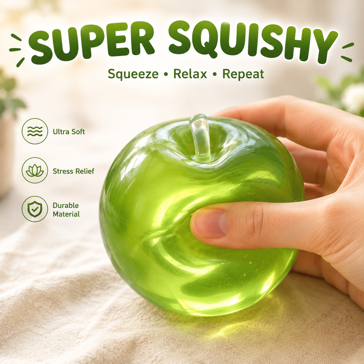 π Viral Apple Squishy Set β Soft, Cute & Addictively Satisfying β¨