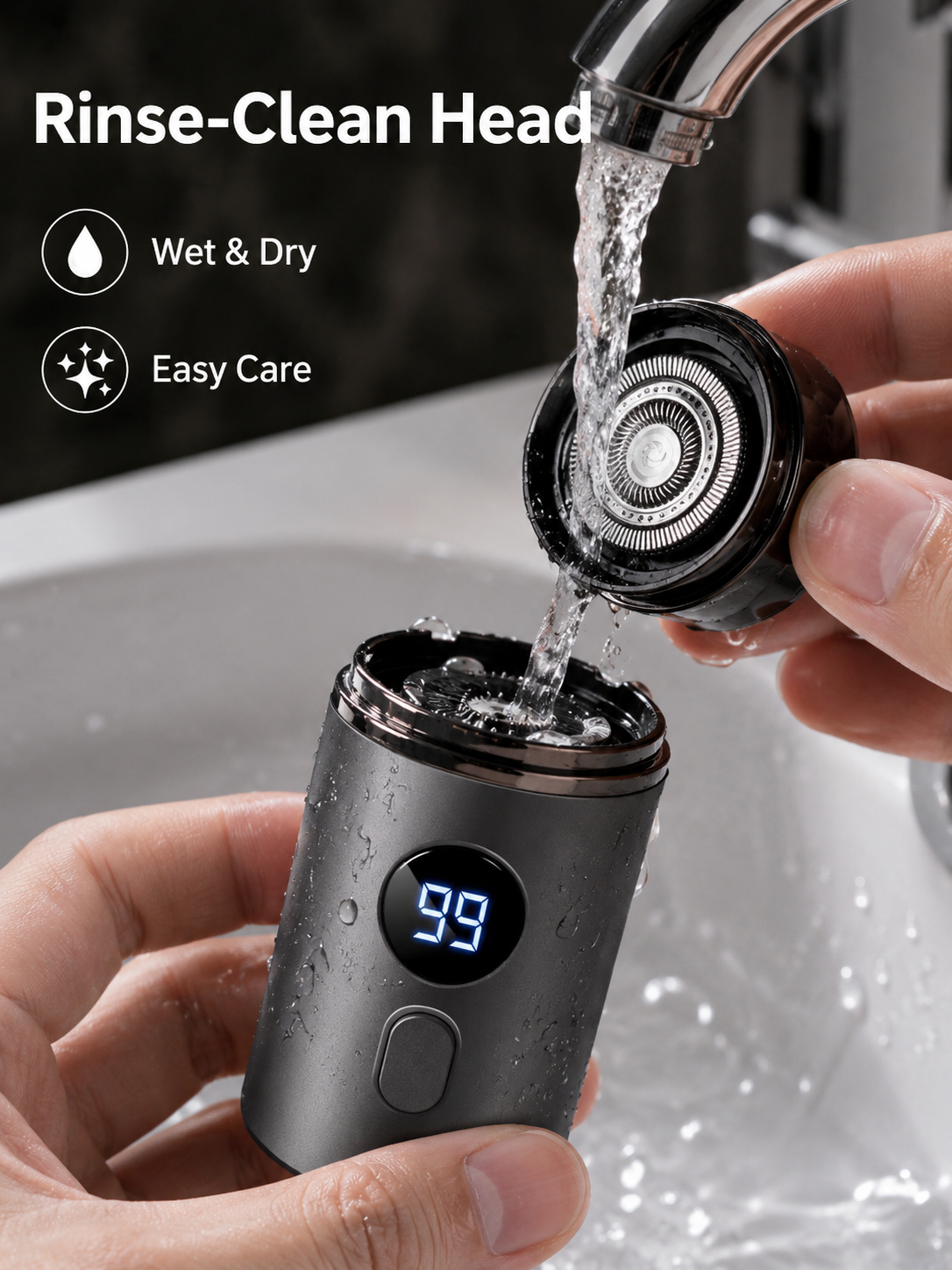 π₯ Hot Sale Mini Portable Electric Shaver for Men & Women β USB Rechargeable Waterproof Razor