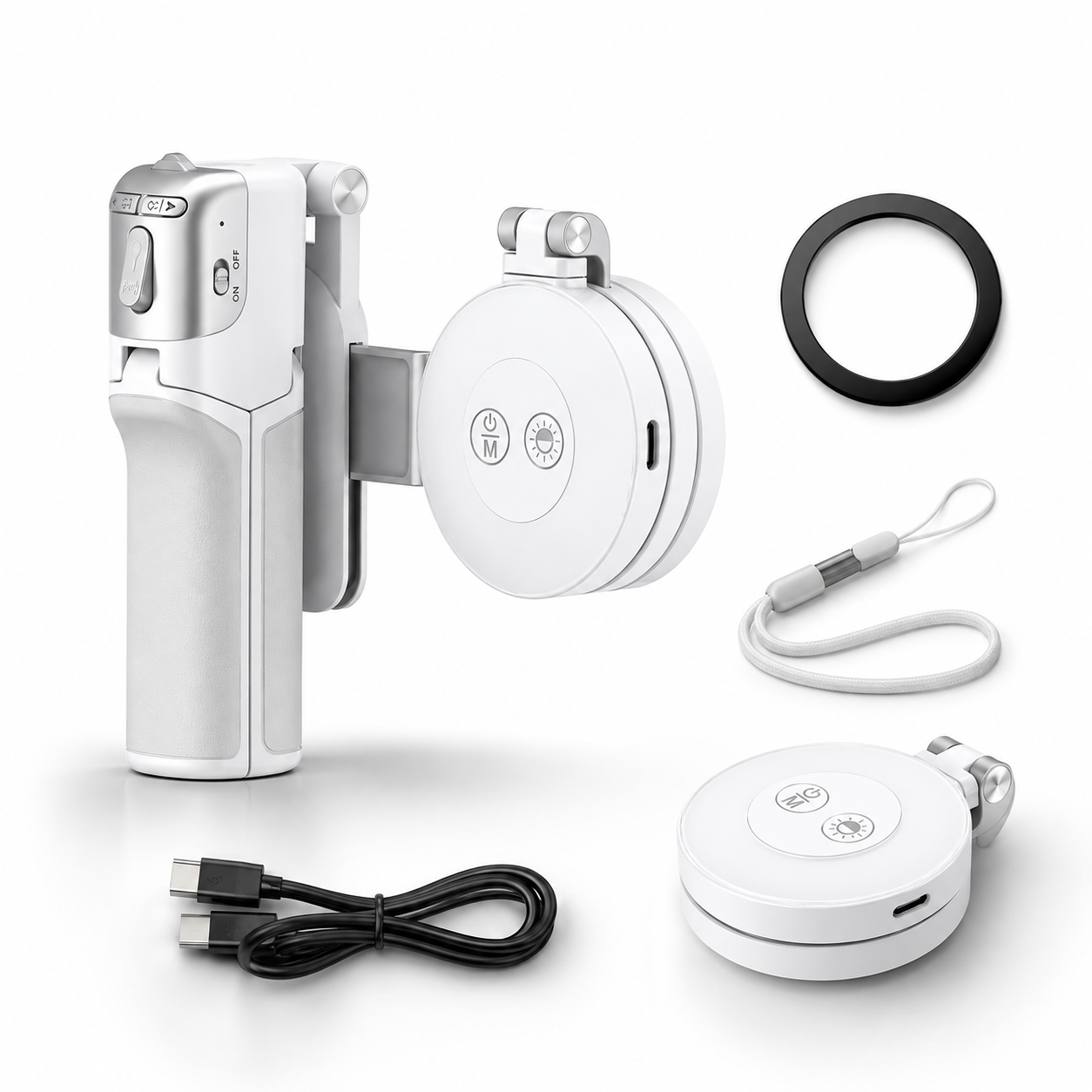 πΈ Zoomable Magnetic Palm Grip | Selfie Stick & Tripod