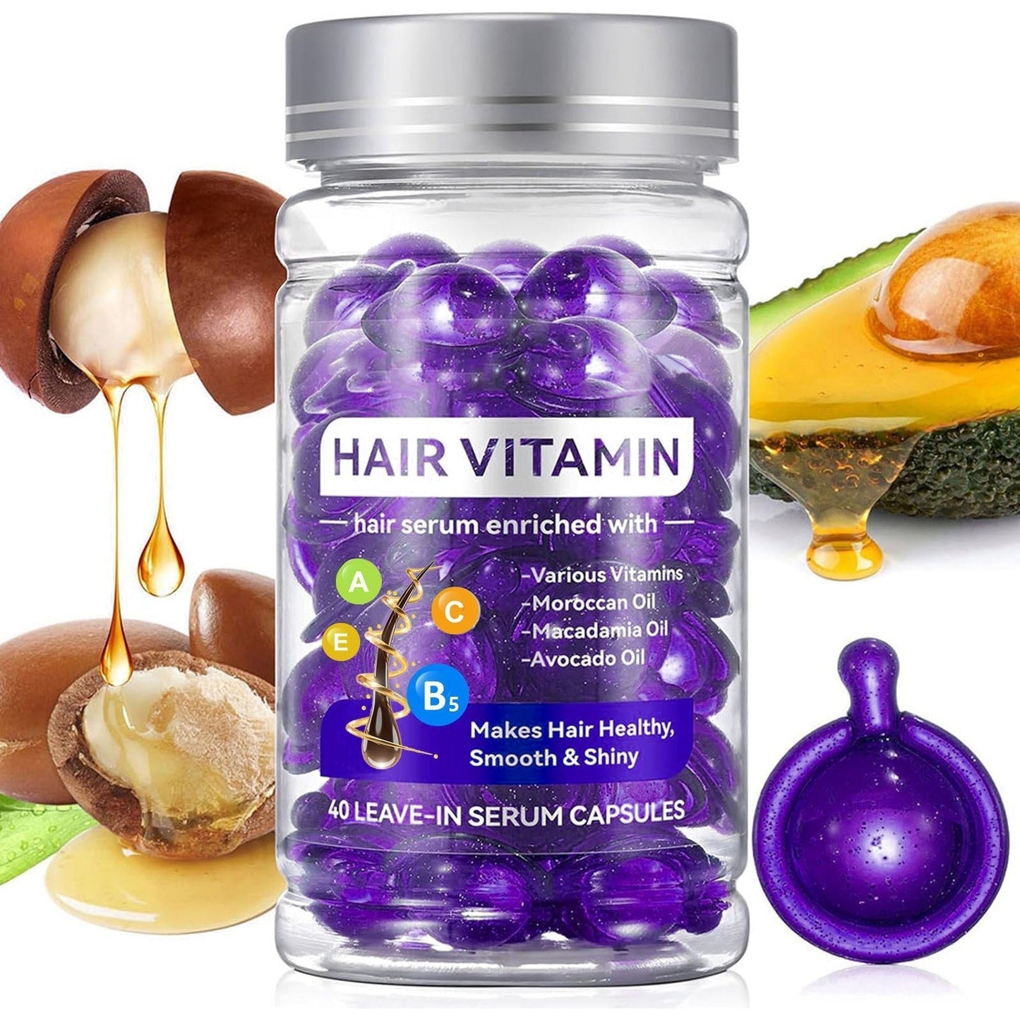 🥳2026 HOT SALE🥳💞50K+ SOLD!🌿🧖♀️ 50% OFF! Hair Treatment Serum with Moroccan Oil – Vitamin-enriched, repairs damage. Tames frizz, adds radiant shine. Perfect for daily care. Your hair's best friend. 🎁💆♀️