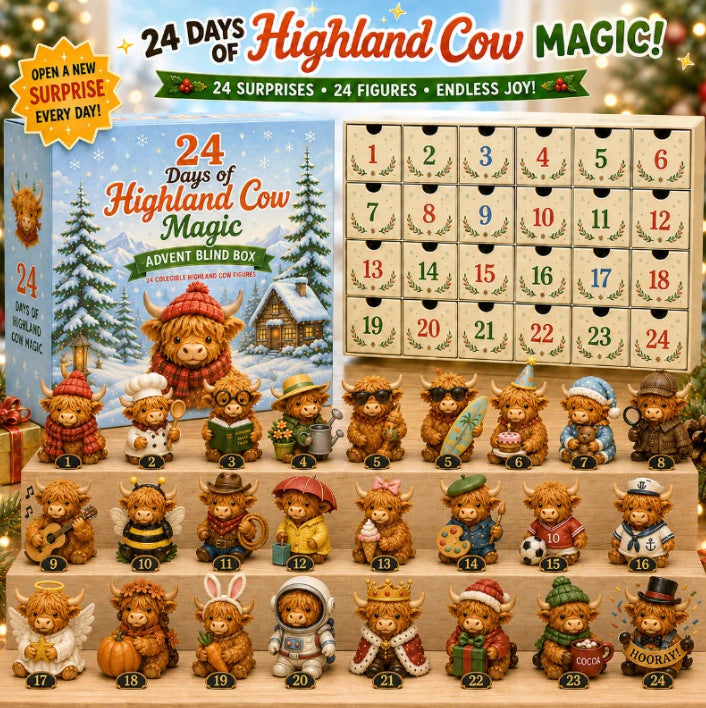 🐮 24 Days of Highland Cow Advent Calendar