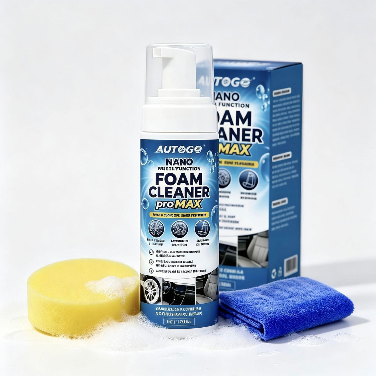 Car Interior Leather Foam Cleaner Kit
