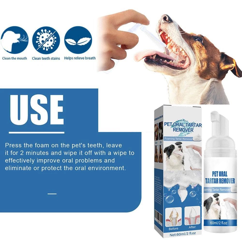 🔥Pet dental tartar remover — removes tartar, whitens teeth, eliminates bad breath