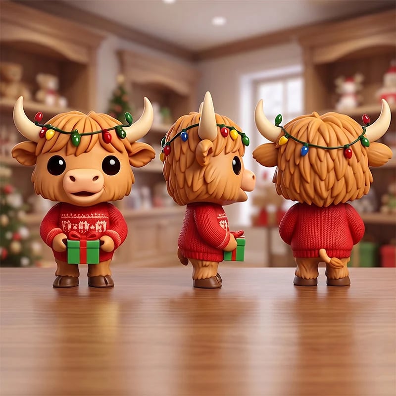 ๐ฎ Highland Cow Advent Calendar 2027 | Cute 3D Highland Cow Mini Figurines Advent Box