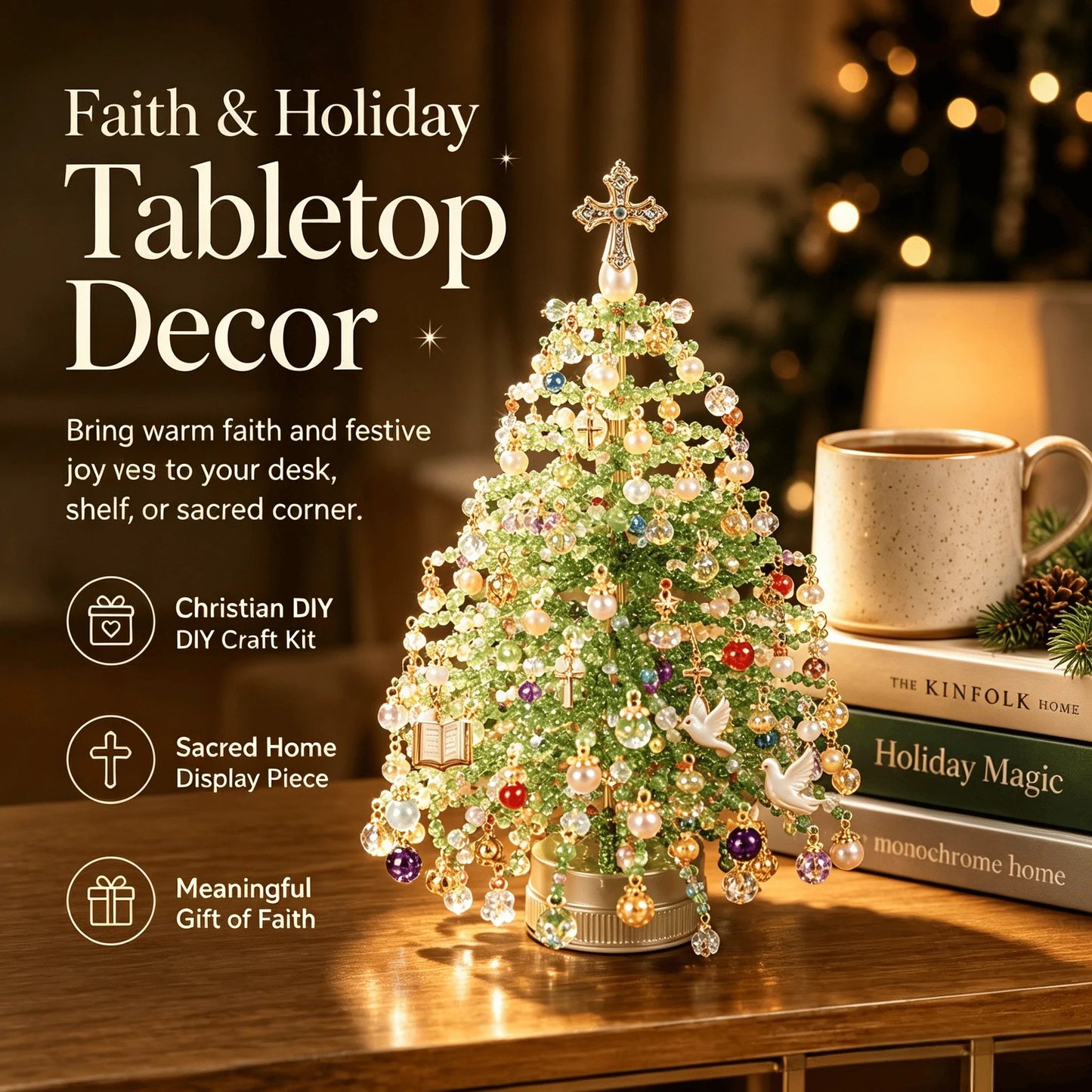 ๐โจ DIY Beaded Christmas Tree Kit โ ๐
Create Your Own Sparkling Holiday Decoration