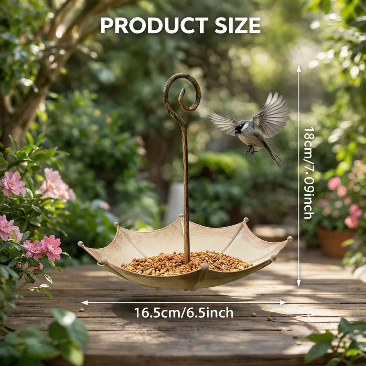 🐦49% OFF🐦Mini Umbrella Bird Feeder — Whimsical Garden Charm