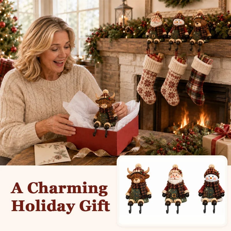 ๐ฅ Last Day 49% OFF - ๐ Christmas Shelf Sitter Stocking Holder (Hidden Hook) ๐งฆ