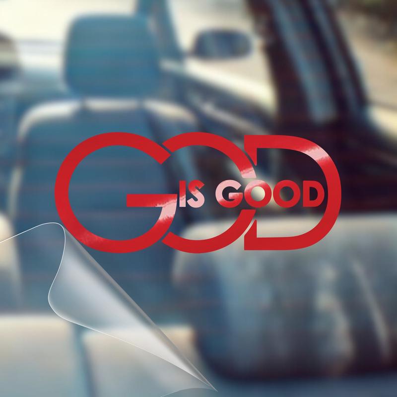 🙏 “God Is Good” Christian Decal Sticker | 4 Color Options