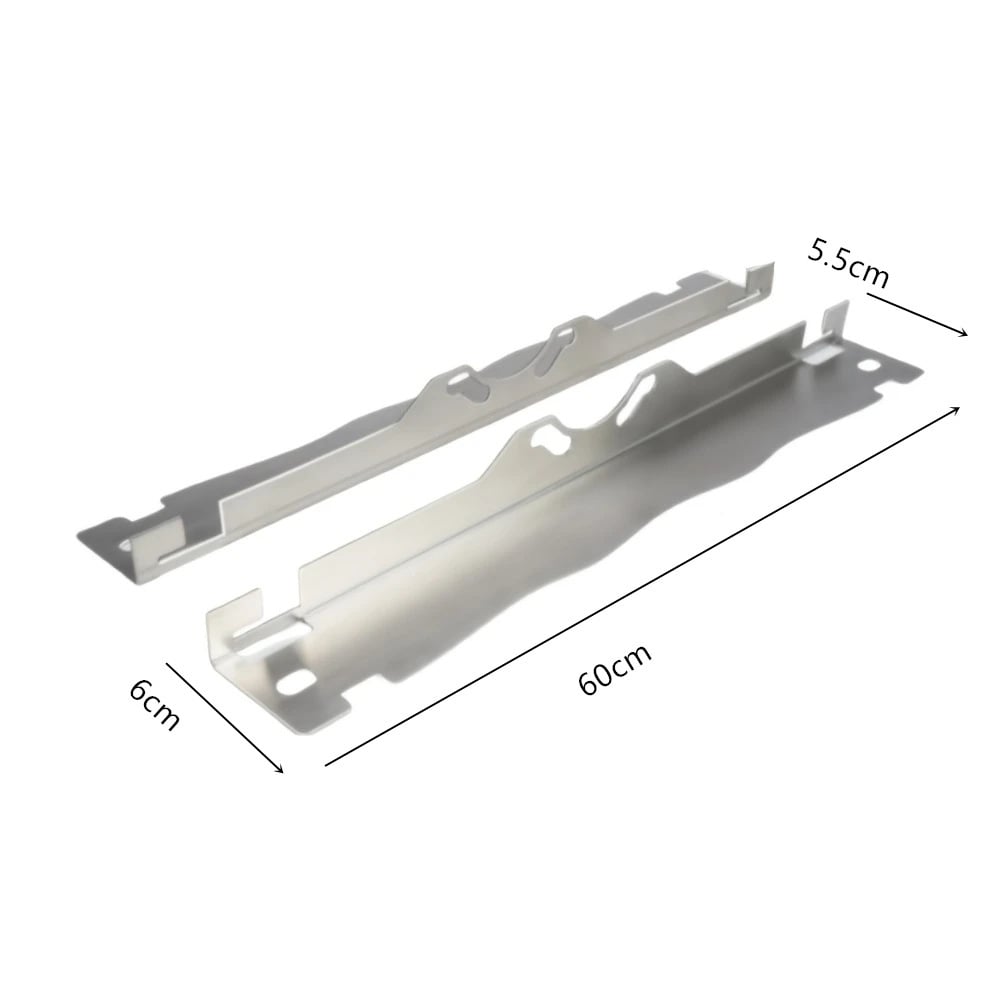 🔧Stainless Steel Wheel Toe Alignment Plate – Heavy Duty Measuring Tool with Grooves & Wall Mount Storage