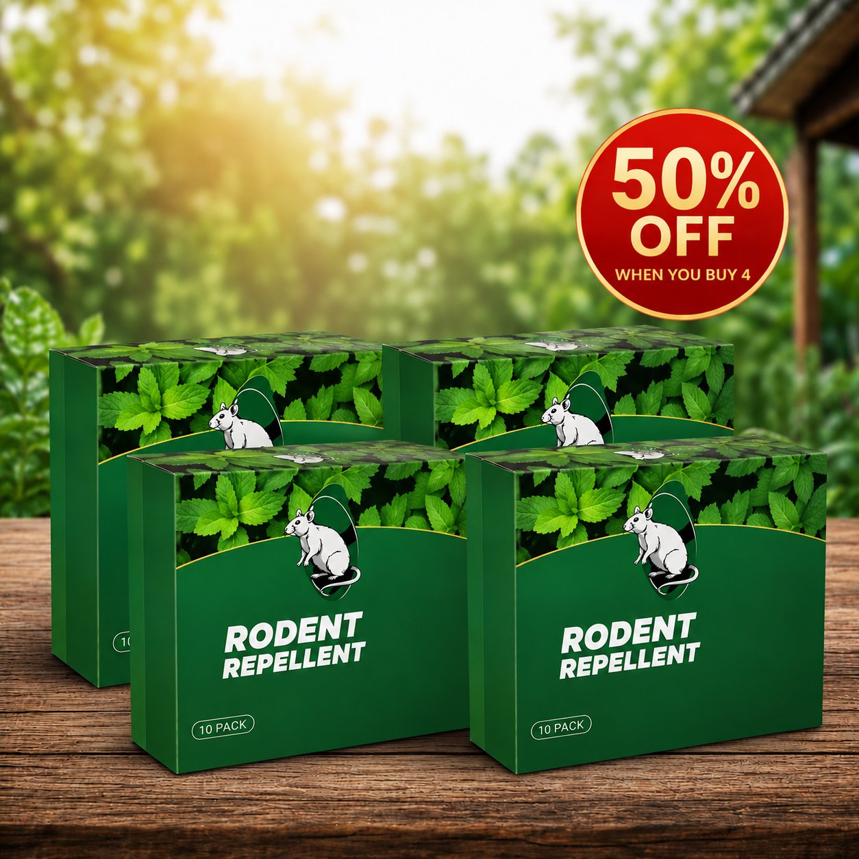💥HOT SALE 50%OFF💥🟢 Natural Peppermint Rodent Repellent Tablets – 12 Pack
