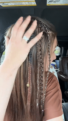 π₯π 2026 Boho Dreadlock Clip-In Hair Extensions πΏ β 20" Braided Hair with Beads & Charms