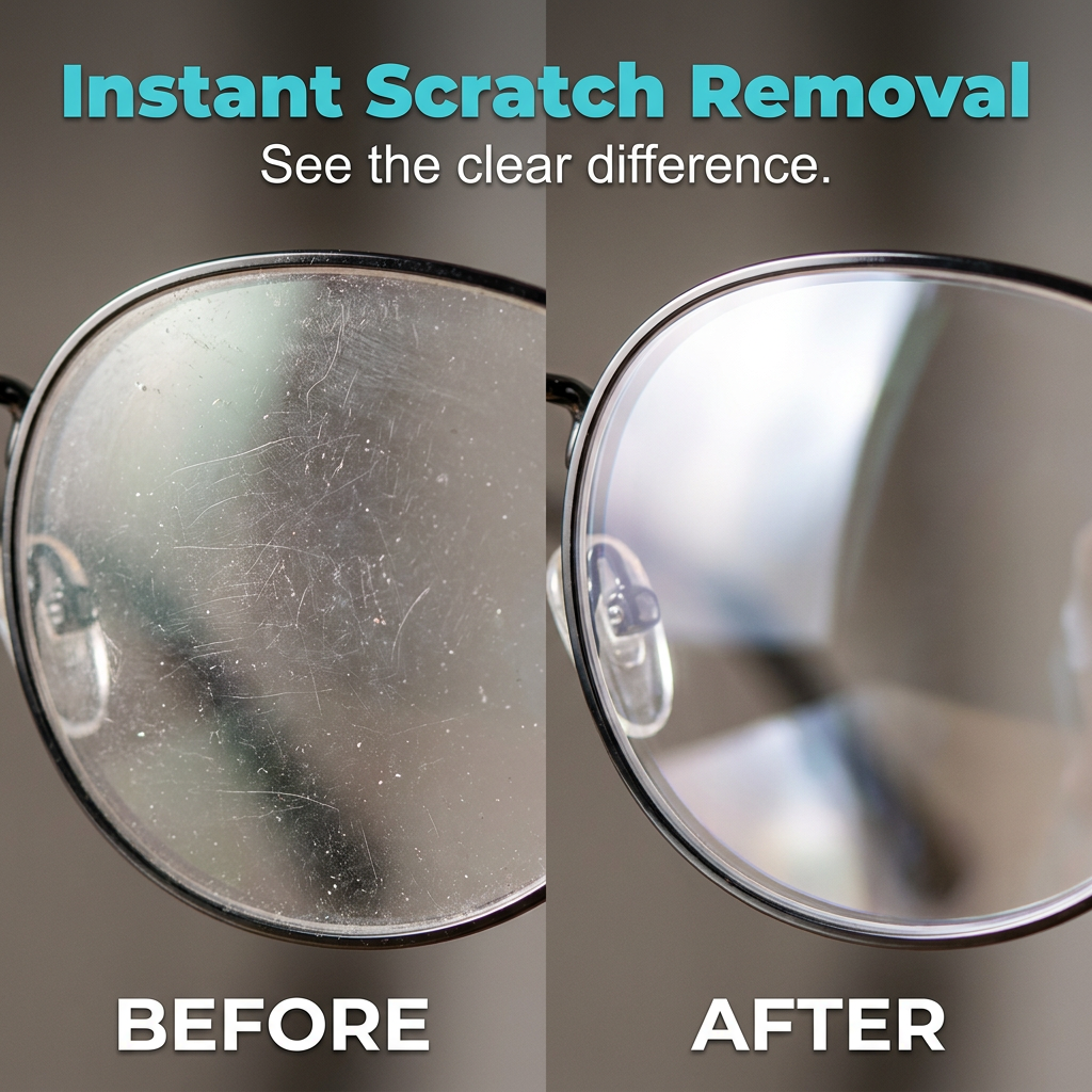 💥LAST DAY SALE 50%OFF💥 Lens Scratch Repair Spray 👓✨ – Micro-Scratch Remover, Streak-Free, Safe on Coatings