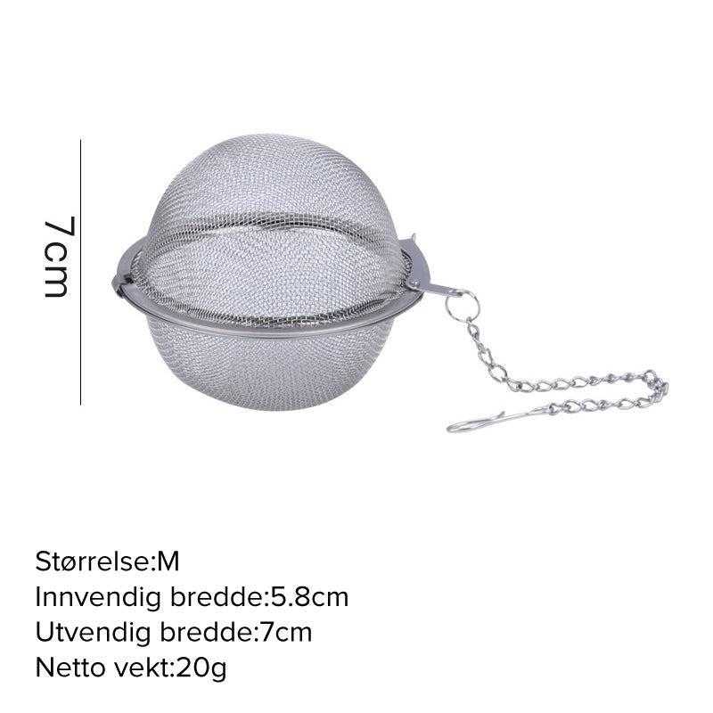 304 Stainless Steel Spice and Tea Filter(3PCS)