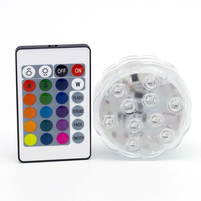💥Submersible LED Pool Lights (RF Remote Control )