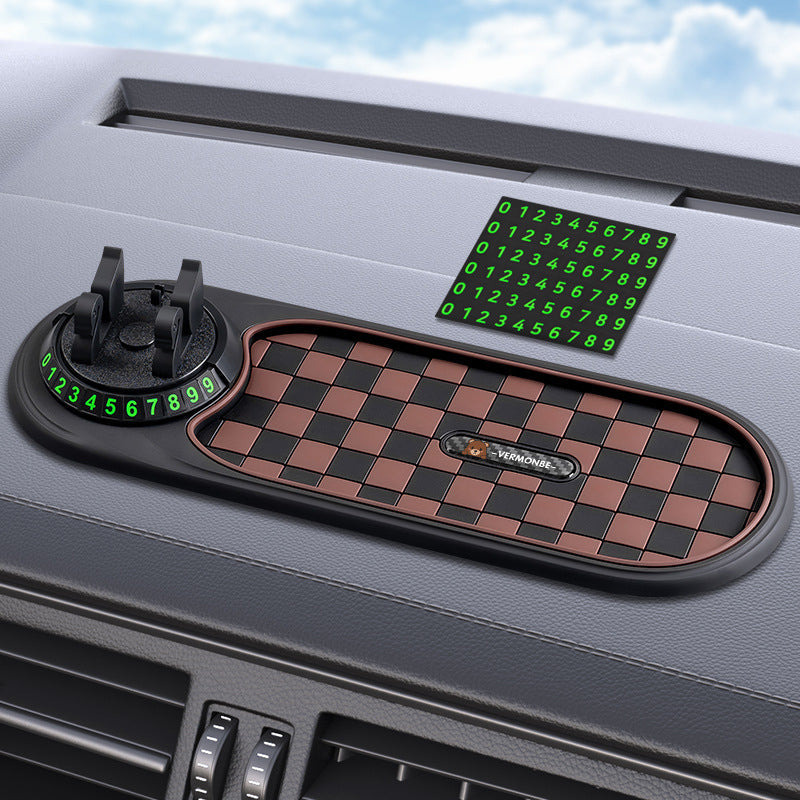 ππ±Car Dashboard Anti-Slip Mat with Phone Holder β Stable Grip, Universal Fit, Keeps Essentials Secure