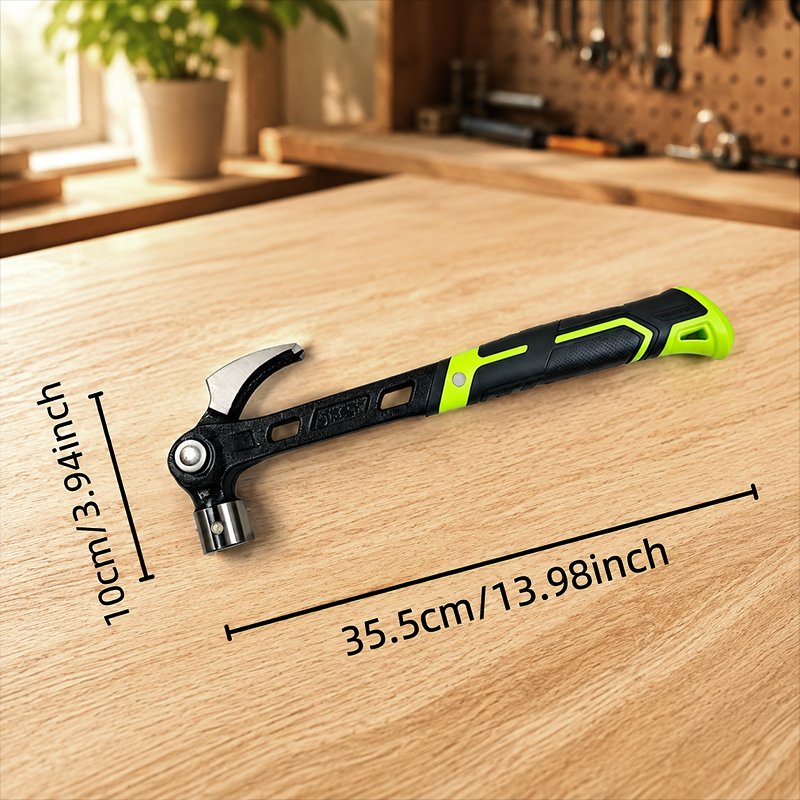 π¨ποΈ Heavy-Duty Multi-Purpose Claw Hammer β Trade-grade & heat-treated β Anti-slip grip, perfect for framing, demolition or DIY β durable and balanced π οΈ