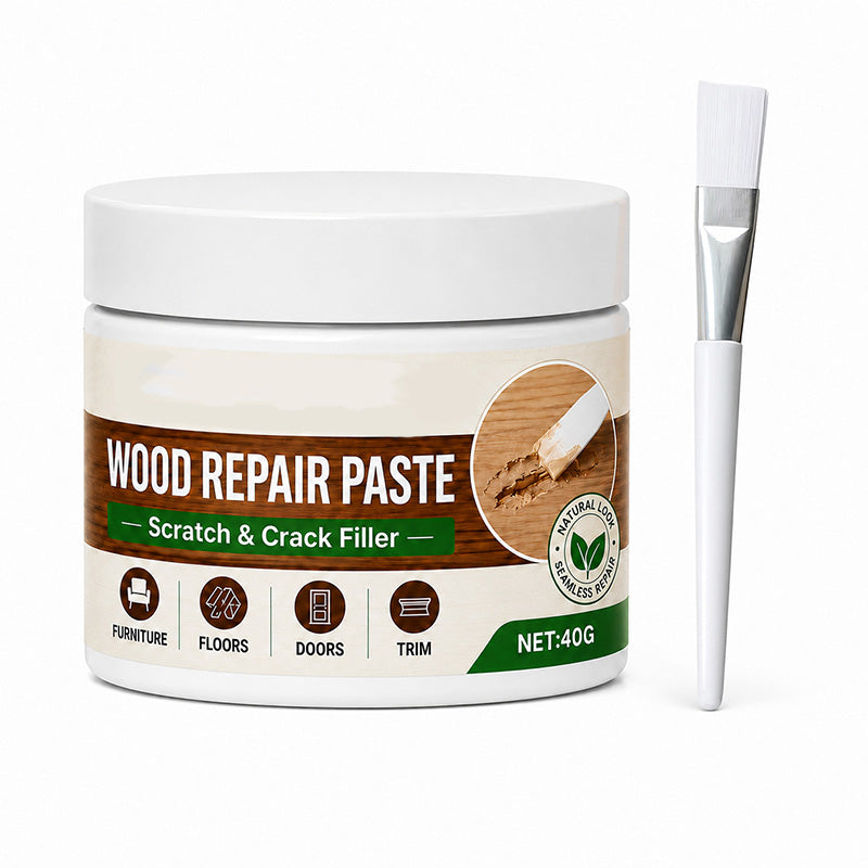 ποΈ No Sanding Needed! Easy Wood Repair Paste with Tool β Just Fill & Done. π