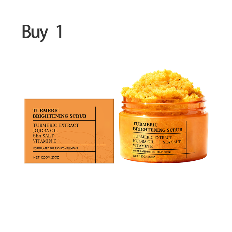 🌿✨ Turmeric Brightening Body Scrub – Natural turmeric, jojoba oil & sea salt. Gently exfoliates dull skin – reveals radiant, baby‑soft glow from head to toe! 🧖♀️💛