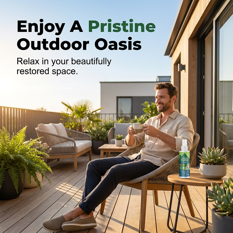 Gentle ingredients for outdoor stain removal, multi-purpose daily portable cleaning