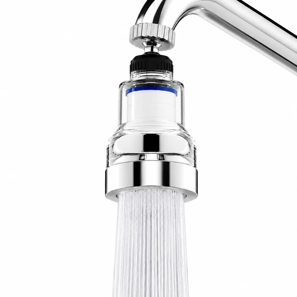 🚰50% OFF NOW! 3‑Gear Splash‑Proof Faucet Filter‑ 360° Rotating Universal Joint Faucet Aerator, Deep Filtration Water Tap Nozzle for Kitchen Sink