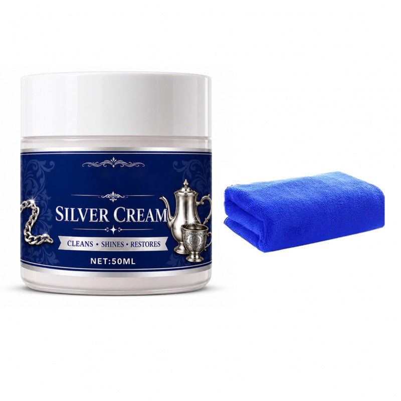 π₯³2026 HOT SALEπ₯³π50K+ SOLD! β¨π§ 50% OFF! Silver Shine Restoring Cream β Removes heavy tarnish & oxidation, restores mirror-like brilliance. Forms protective shield β keeps silver gleaming for weeks! ππ‘οΈ