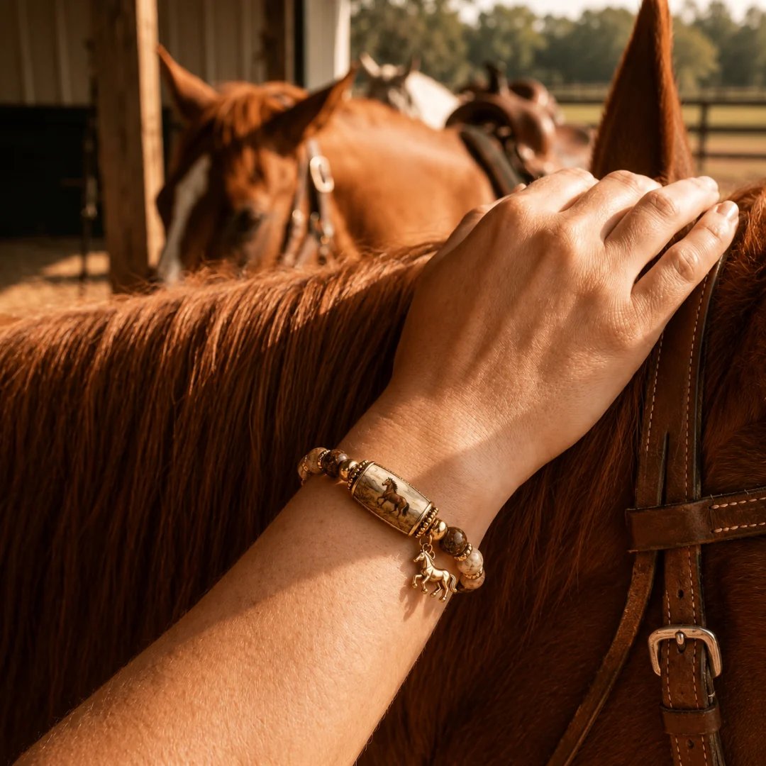 🔥Last Day 50% OFF - 🐎 Western Horse Guardian Crystal Bracelet Collection