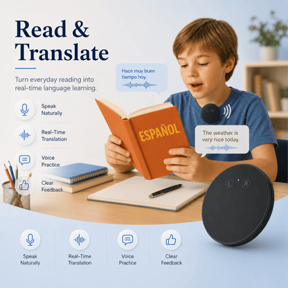 Spanish & English Practice Companion – Supports 108 Languages