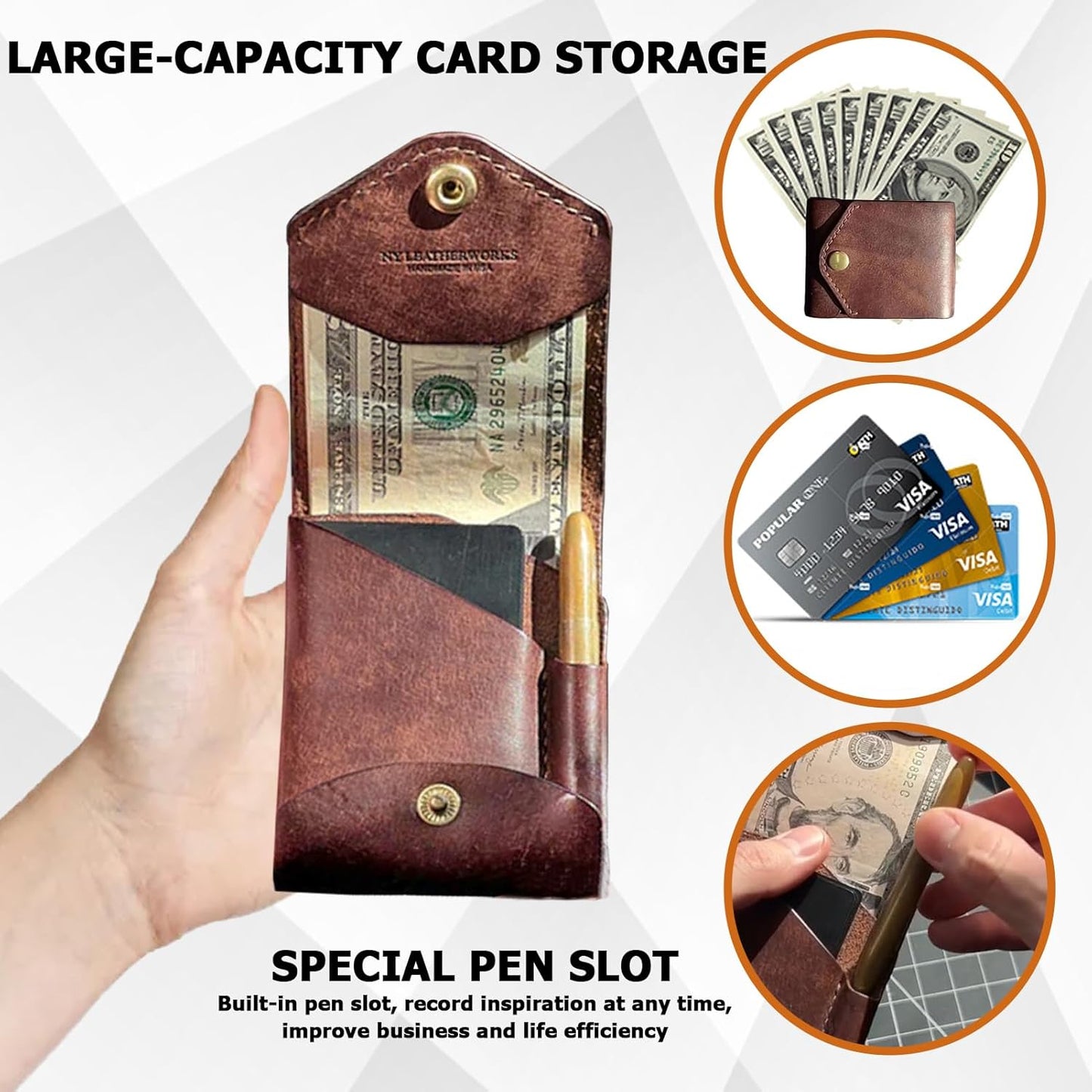 🎁🎉Only $19.90 This Week🌟🎉Retro PU Leather Wallet