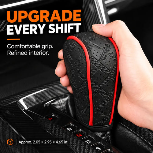 🚗 Sport Grip Leather Gear Shift Knob Cover 🔥