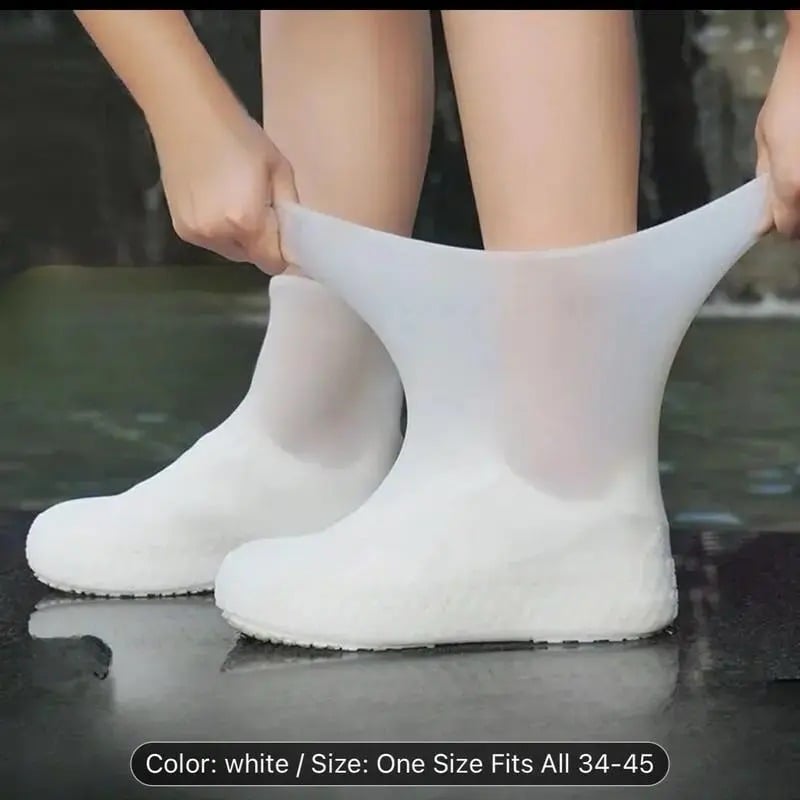 Outdoor Reusable Latex Rain Boot Covers, Waterproof, Durable, Multiple Colors Available