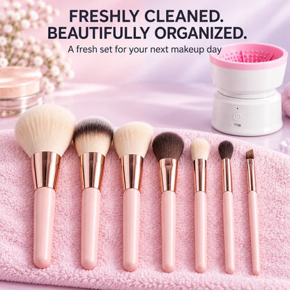 Meritessia Rechargeable Electric Makeup Brush Cleaner