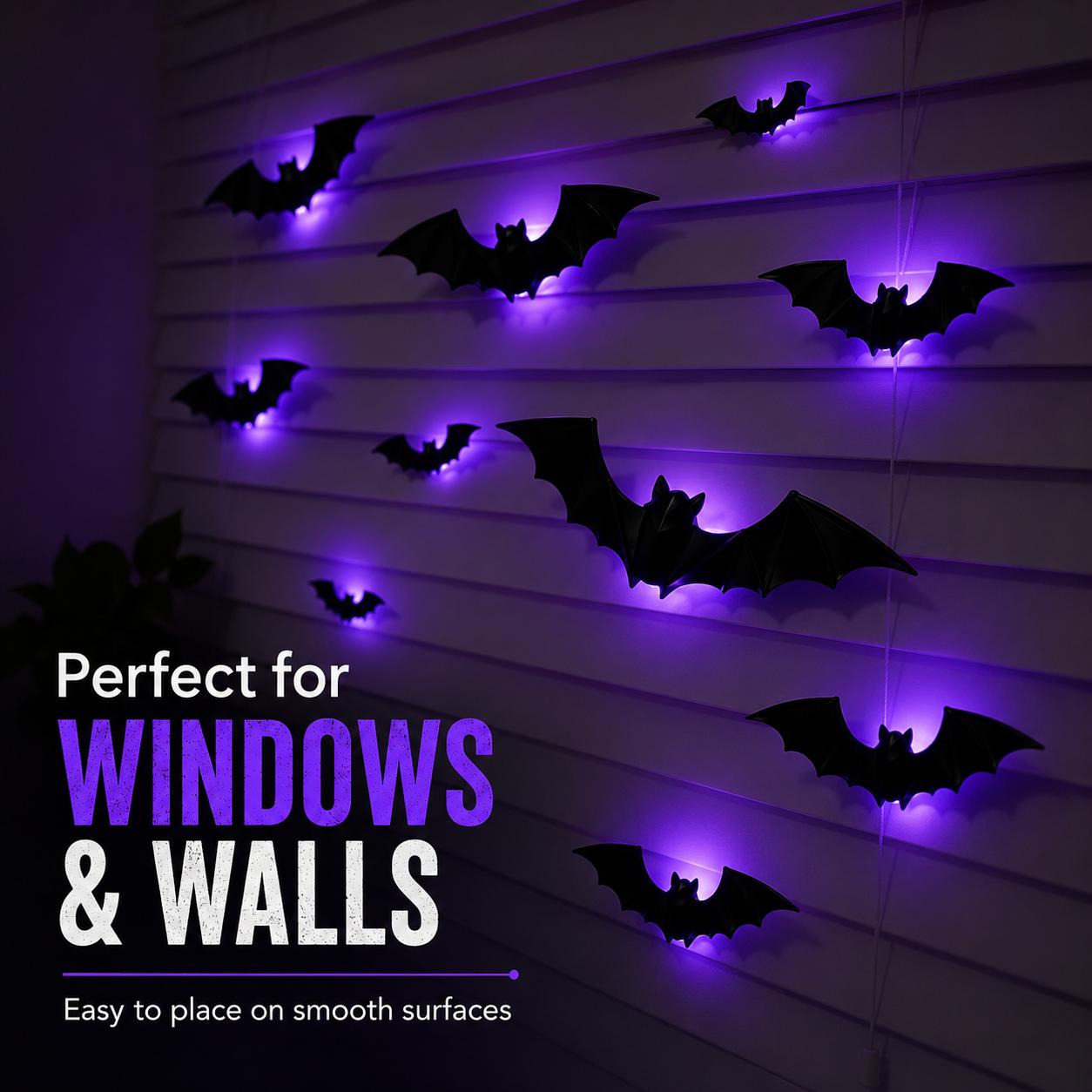 🦇 Halloween Sale: 3D LED Flying Bat Wall Decor – Create a Spooky Atmosphere in Minutes