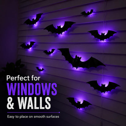 🦇 Halloween Sale: 3D LED Flying Bat Wall Decor – Create a Spooky Atmosphere in Minutes