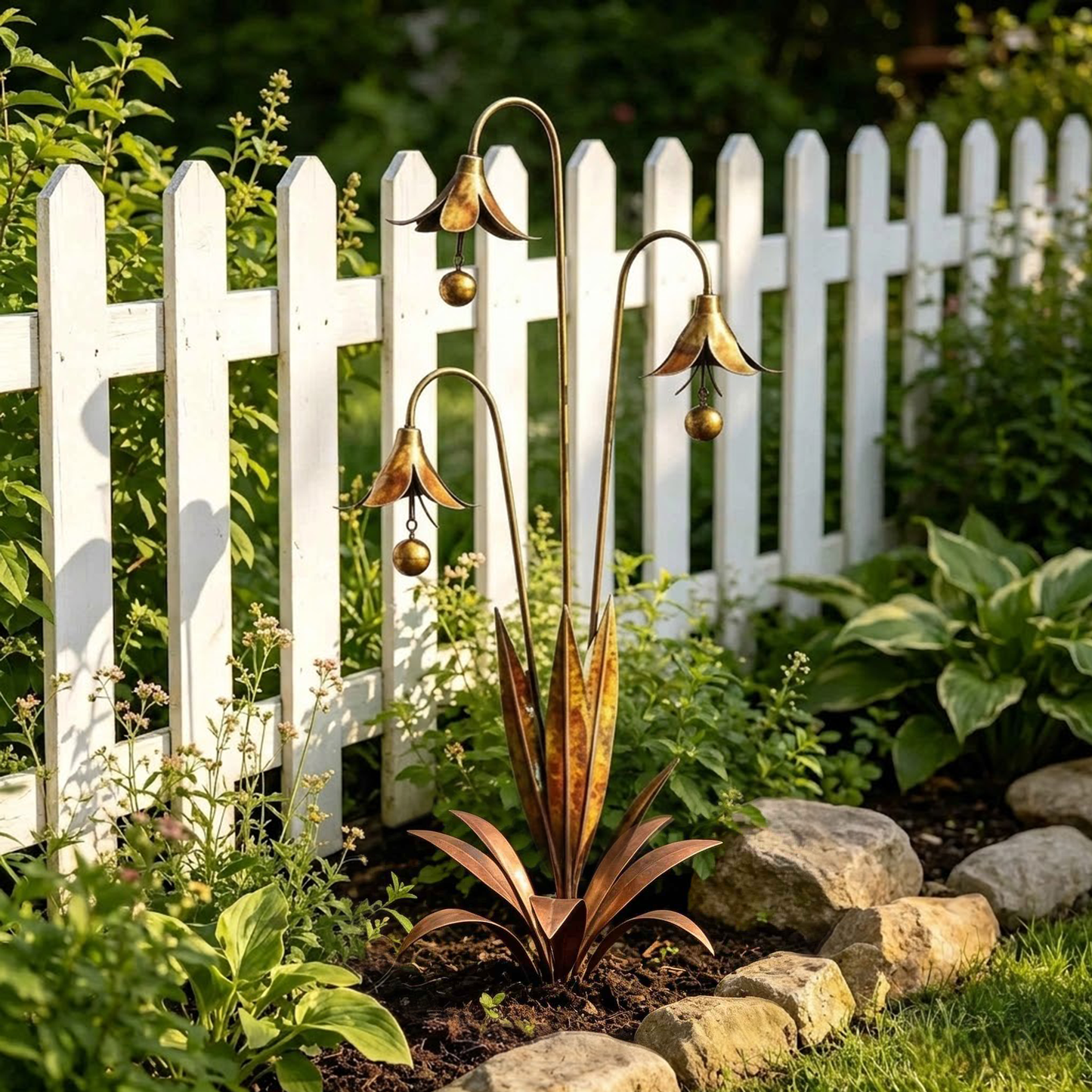 🔥 Limited-Time 50% Off! Blue Bellflower Garden Stakes – A Charming Melody for Your Outdoor Space